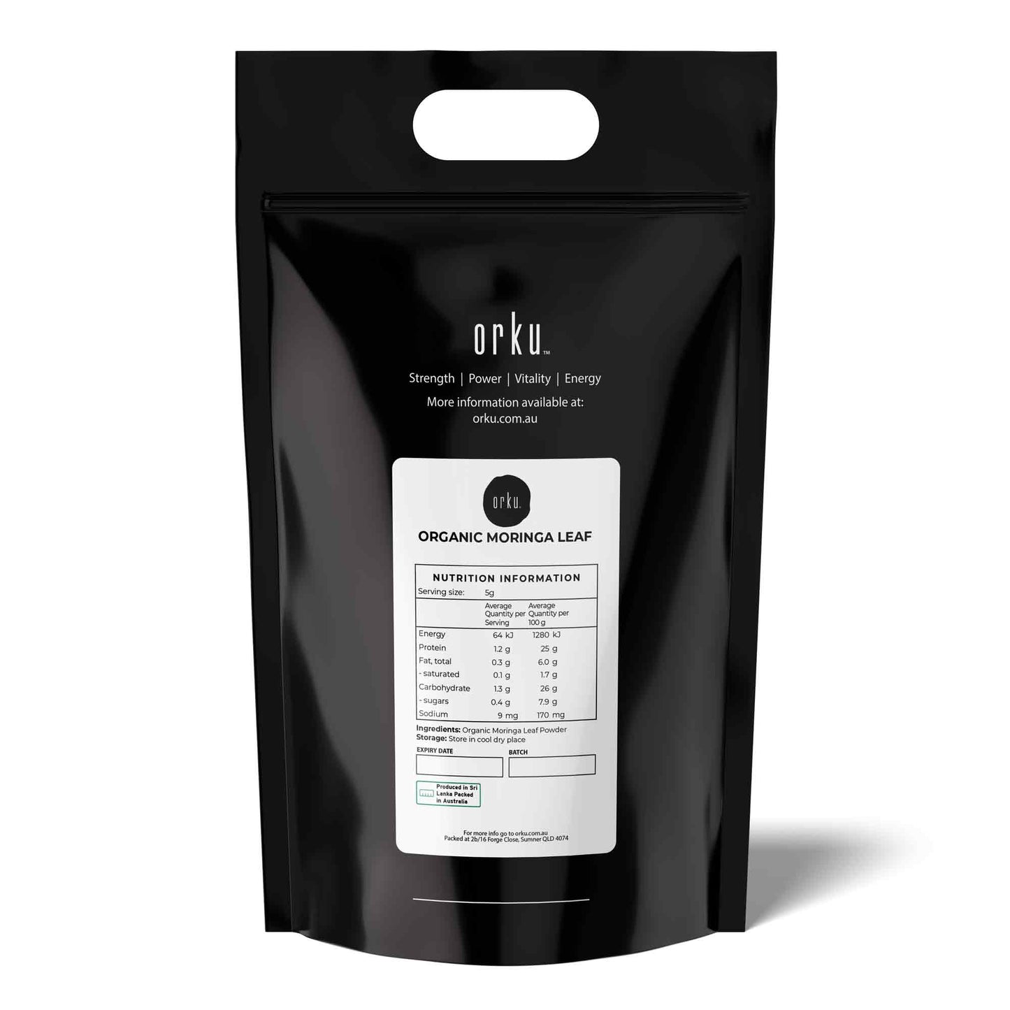 5Kg Organic Moringa Leaf Powder - Supplement Moringa Oleifera Drumstick Leaf